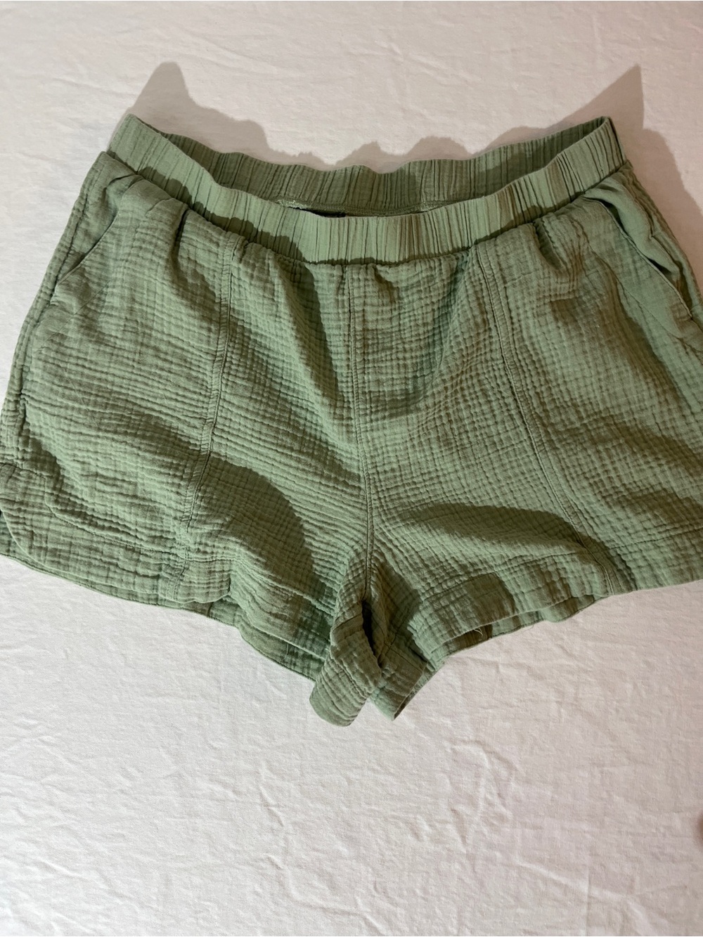 Universal Thread Light Sage High Waist Gauze Shorts Summer sale!